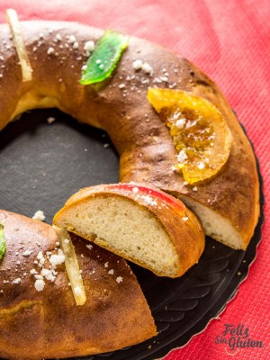 ROSCÓN DE REYES SIN GLUTEN